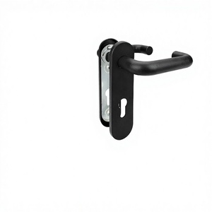 Manija y Perillas de Puerta de Madera Negra Mate para Dormitorio de Hotel o Apartamento Estilo Villa Europea Moderna, Fácil Instalación, Venta al por Mayor de Fábrica - Product Image 3