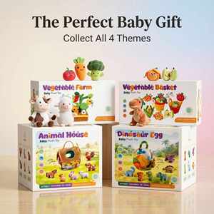 Set de Juguetes de Peluche Realistas de Animales y Vegetales de Granja, Muñeco de Peluche de Simulación de Dibujos Animados con Algodón PP para el Aprendizaje Temprano - Product Image 3
