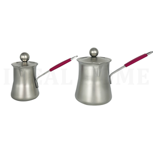 Cafetière turque de haute qualité en acier inoxydable 304, cafetière à lait arabe, chauffe-café avec poignée en silicone - Product Image 2