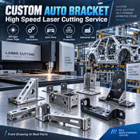 Service de découpe laser haute vitesse pour tôles avec bordure nette par azote pour support automobile sur mesure