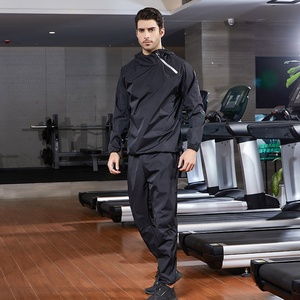 Cặp vợ chồng tắm hơi mồ hôi phù hợp với chất lượng cao tập thể dục phòng tập thể dục đấm bốc Áo len Wicking đốt cháy chất béo lỏng trọng lượng thể thao thiết lập người đàn ông và phụ nữ - Product Image 5