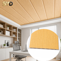 Plafond en PVC de haute qualité, durable, léger, surface mate, ignifuge, longueur personnalisable, pour salle de sport, bureau, bâtiment, Shandong