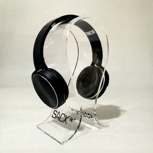 Support d'affichage personnalisé en acrylique pour casques audio, présentoir pour comptoir de magasin de détail et étagères de boutique électronique - Product Image 1
