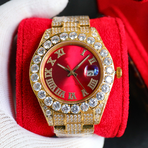 Montre Mossanite de style chaud en gros | 3255 mouvement hommes design de diamant de luxe - Product Image 2