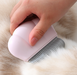 Pettine ad ago elastico a forma di gusci di <span class=keywords><strong>cane</strong></span> e gatto per rimuovere peli galleggianti e cadenti e nodi aperti - Product Image 6