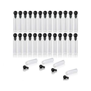0.5ml 1ml 2ml 3ml Clear <b>Mini</b> Fragrance Refillable Glass <b>Spray</b> <b>Bottle</b> Pump Sprayer Screen Printing Portable Empty Perfume - Product Image 1