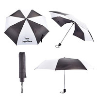 Parapluie LS à un dollar, personnalisé, publicitaire, de poche, pliable en 3, vente en gros, populaire, tube en fer, manuel, avec logo