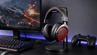 Casque sans fil 1200 mAh en gros, nouveau casque stéréo à basses, casque de jeu sans fil supra-auriculaire