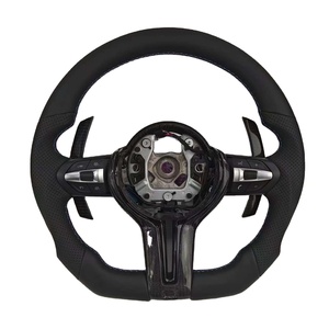 Volante de Cuero para Automóvil <span class=keywords><strong>BMW</strong></span> Serie 3 y Serie 5, para M3 M4 <span class=keywords><strong>M5</strong></span> M6 F30 F10 F15 F36 F01 F20 F22 F25 F31 F32 E70 E71 E90 X6 - Product Image 1