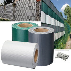 450gsm Printed Pvc <b>Strips</b> Screen Fence for Garden 0.19x50m <b>Plastic</b> Fence PVC <b>Strip</b> Screen Fence for Garden Decoration - Product Image 1