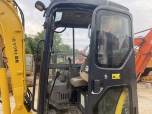 Mini-excavatrice d'occasion Komatsu PC35 4 tonnes EPA/CE Livraison gratuite Stock Matériel de jardinage Y compris le moteur à roulement Kawasaki Boîte de vitesses Engrenage - Product Image 4