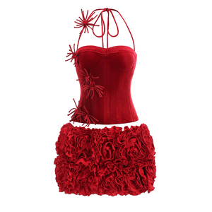 Robe de plage d'été tricotée dos nu pour femmes, jupe en tricot décontractée sexy et mince pour femmes - Product Image 4