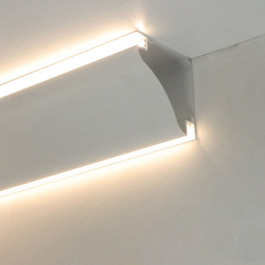 Profilés <span class=keywords><strong>d</strong></span>écoratifs <span class=keywords><strong>d</strong></span>'<span class=keywords><strong>angle</strong></span> en aluminium anodisé argenté TW6969 pour plafond, éclairage LED, pliage, <span class=keywords><strong>d</strong></span>écoupe, soudure, sur mesure - Product Image 1