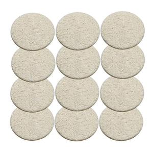 Éponges exfoliantes naturelles en loofah 6x6cm pour le visage, gommages pour le soin de la peau, tampons nettoyants pour le corps et le bain, en forme de gommage facial - Product Image 2