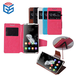 Window View Slide Universal Size 3D PU Leather Flip Smartphone Case For <span class=keywords><strong>BQ</strong></span> For Nokia 105 - Product Image 1