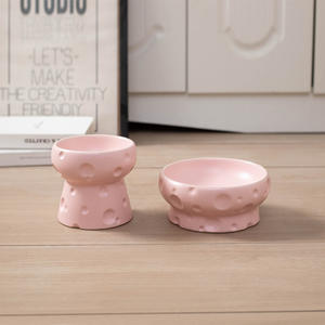 Ciotola per Cani in Ceramica Ecologica con Piedini Alti, Protegge la Colonna Cervicale, Impermeabile, per Cibo e Acqua - Product Image 6