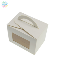 Boîtes à gâteaux personnalisées pour mini-frites, hamburgers, vente en gros, boîtes à emporter, boîte à gâteaux de luxe avec poignée
