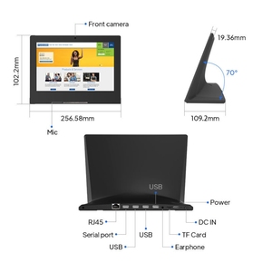L-образный 10,1 дюймовый сенсорный экран, отзыв клиента, оценитель, заказ ресторана, камера RJ45, настольный планшет android - Product Image 6