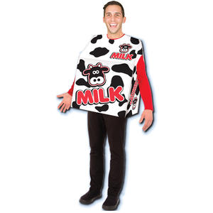 Venta al por mayor de peluche de leche y galletas, <span class=keywords><strong>disfraz</strong></span> de mascota familiar para parejas de Halloween para adultos para fiestas - Product Image 3