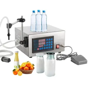 Mini Semi Automatic Cream Cosmetic Product Small Bottle Liquid Filling Cream Filling Machine For Thick Liquid