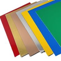 Feuille de plastique ABS double couleur 2 couches couleurs gravure matériaux vierges panneau de plastique lamina pour enseignes publicitaires