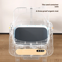 Bac à litière pour chat à nettoyage automatique, contrôle intelligent par application, système de tamisage à ouverture supérieure pour animaux domestiques d'intérieur