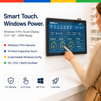 Özel 15.6 18.5 21.5 23.6 27 İnç Panel PC Endüstriyel Hepsi Bir Arada Bilgisayarlar LCD Windows/Linux/Android/Ubuntu Tablet PC RJ45