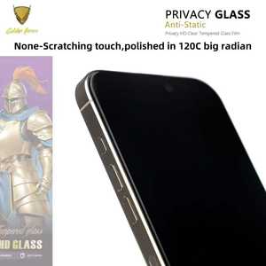 Armure dorée 0,33 mm Og Verre anti-espion Films de protection de la vie privée Films de protection d'écran en verre trempé pour <span class=keywords><strong>Samsung</strong></span> S26 <span class=keywords><strong>ultra</strong></span> S25 - Product Image 6