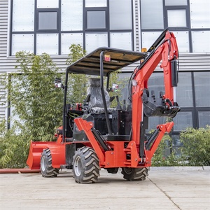Fournisseur professionnel de mini-chargeuses sur pneus, poids 2380 kg, godet de 0,3 m3 pour les travaux de construction à petite échelle - Product Image 2