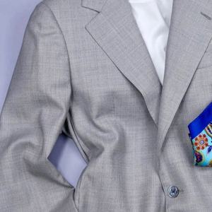 Blazer para Hombre Stylbiella, Tela Italiana Super 130s, Chaqueta de Un Solo Pecho, <span class=keywords><strong>Traje</strong></span> de Lujo Informal de Negocios, Abrigo para <span class=keywords><strong>Boda</strong></span> con Cierre de Botones - Product Image 4