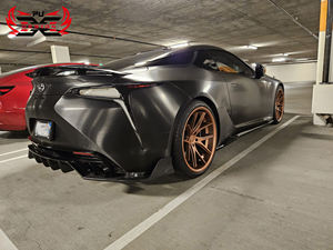 Gran oferta, Kit de cuerpo de difusor trasero de estilo artístico de parachoques trasero de fibra de carbono, accesorios de coche, Kit aerodinámico para <span class=keywords><strong>Lexus</strong></span> LC500 <span class=keywords><strong>LC500H</strong></span> - Product Image 4