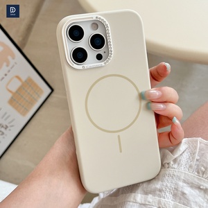 Sang Trọng Mới Kim Cương-<span class=keywords><strong>Studded</strong></span> Silicone Từ Trường Hợp Điện Thoại Cho <span class=keywords><strong>Iphone</strong></span> 17 Pro Max Chống Sốc Vỏ Điện Thoại Di Động Cho 13 14 15 16 Pro Max - Product Image 6