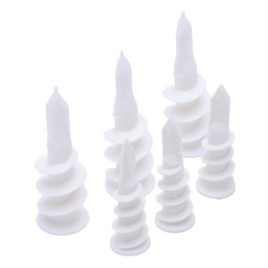 White plastic star grip knobs bolts thumb screw