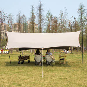 Camping en plein air et plage Portable abri Rectangle toile pare-soleil tente pour activités de plage - Product Image 3