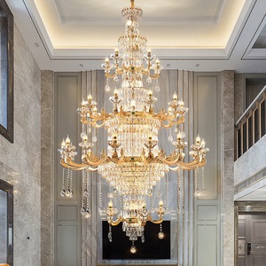 Lámpara de Techo Redonda LED Multicabezal E27 para Sala de Estar, Estilo Cristal - Product Image 2