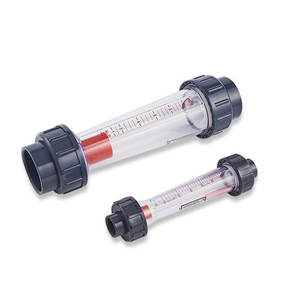 工場価格インラインPVC接続フローインジケータプラスチック水流計Rotameter水流量計 - Product Image 5