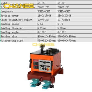 Máquina Automática <span class=keywords><strong>para</strong></span> <span class=keywords><strong>Doblar</strong></span> <span class=keywords><strong>Varillas</strong></span> <span class=keywords><strong>de</strong></span> <span class=keywords><strong>Hierro</strong></span> con Motor <span class=keywords><strong>de</strong></span> 220V/110V, Diámetro <span class=keywords><strong>de</strong></span> Doblado <span class=keywords><strong>de</strong></span> 6-32 mm, Nueva, <span class=keywords><strong>para</strong></span> Acero al Carbono - Product Image 6