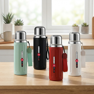 Bouteille d'eau isotherme portable <span class=keywords><strong>en</strong></span> acier inoxydable 316 grande capacité, design moderne, pour étudiante, cadeau d'affaires, modèle tendance - Product Image 6