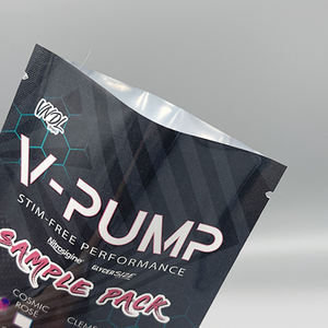 Bolsa de embalaje de bolsita de paquete de muestra de té y café en polvo con sello de 3 lados impreso personalizado - Product Image 3