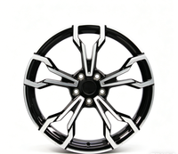 Jantes forgées à rainures en V 17 18 19 20 21 pouces 5x120 5x114.3 5x130, jantes monobloc en alliage semi-lisses à déport profond pour voitures de course