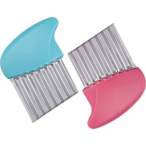 Cortador de <span class=keywords><strong>Patatas</strong></span> Fritas Manual de Acero Inoxidable con Cuchilla Ondulada Creativa, Utensilio de Cocina para Hacer <span class=keywords><strong>Patatas</strong></span> Onduladas - Product Image 1