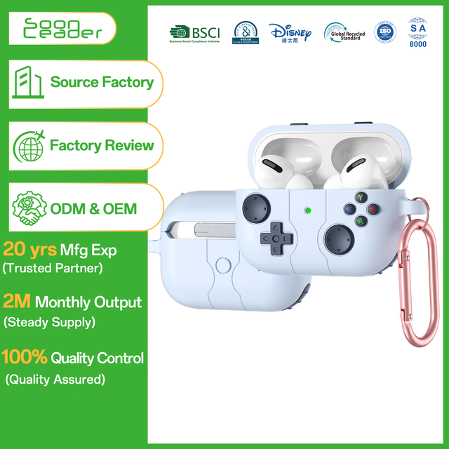 Soonleader Silicone Shockproof Cute Game Cartoon Earphone Case for 1/2/3 Pro 2-Personalized Design