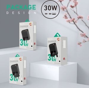 Vente flash - Chargeur USB multi-ports à charge rapide PD 30W, norme britannique, européenne et américaine, pratique et rapide - Product Image 2