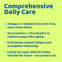 Compléments liquides personnalisés Omega 3 pour animaux de compagnie : améliore la santé du pelage, maintient la mobilité des articulations, multivitamines liquides pour chiens