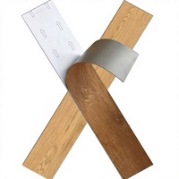 Revêtement de sol vinyle auto-adhésif, forte adhérence, installation rapide, dépose facile, imperméable, antidérapant, motif grain de bois moderne pour