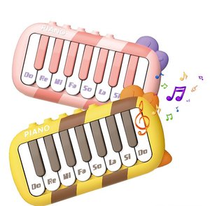 Instrumento Musical Electrónico de Juguete con Diseño de Abeja de Dibujos Animados, Teclado de Piano, Venta al Por Mayor - Product Image 1