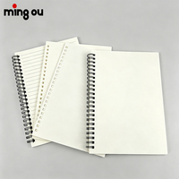 Carnet créatif à spirale format A5, reliure double spirale, pages perforées, fournitures de bureau et scolaires, usine de fabrication, carnet de sublimation DIY