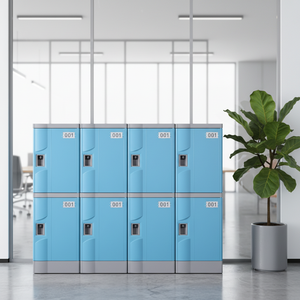Armario de Almacenamiento Nuevo y Ensamblado al por Mayor para Oficina, Gimnasio y Uso en Exteriores - Armario de Ropa de Plástico Ecológico con Llave Electrónica - Product Image 3