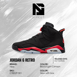 Zapatillas Jordan 6 Retro Infrared Salesman para Hombre - Estilo Vintage - Inspiradas en Otoño, Invierno, Primavera y Verano - Product Image 6