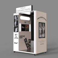 Cabina de Fotos Todo en Uno, Personalizable, Máquina Expendedora de Fotos, Impresora, Software, Logotipo, Control Remoto, Proveedor de Alta Tecnología